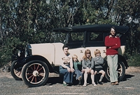 [The family with the 1923 Rugby]